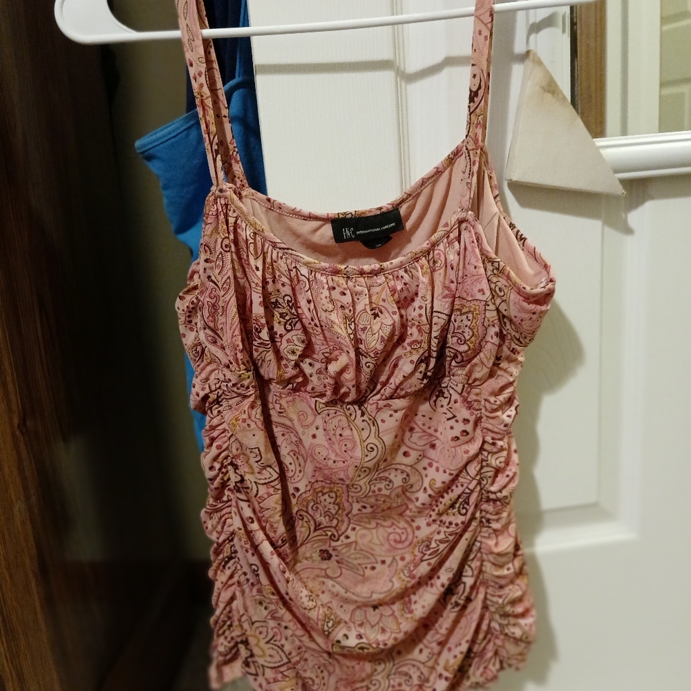 Xl paisley pink top